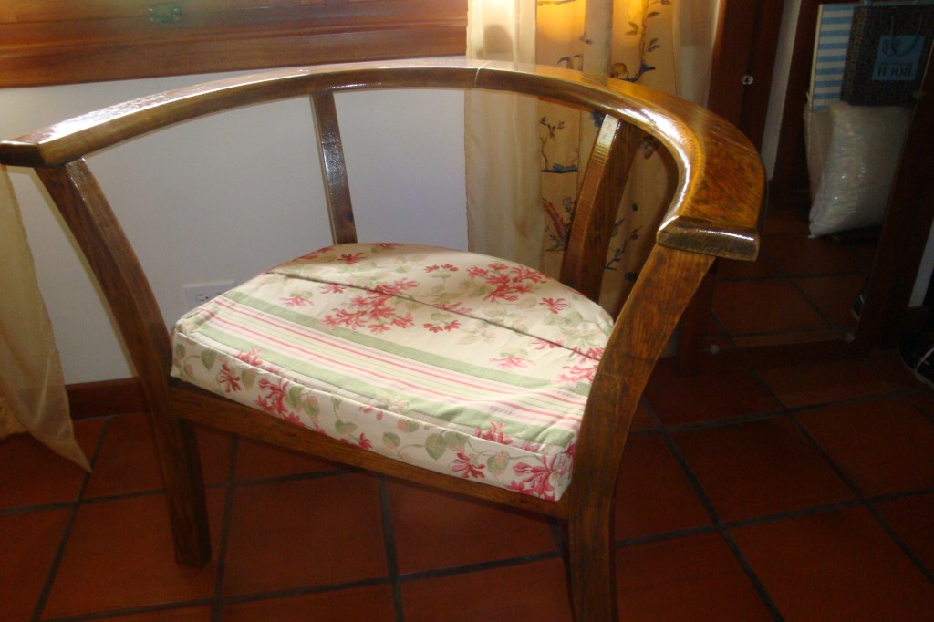 Large Chair Wood incl. Seating Cushen $150