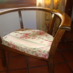 Large Chair Wood incl. Seating Cushen $150
