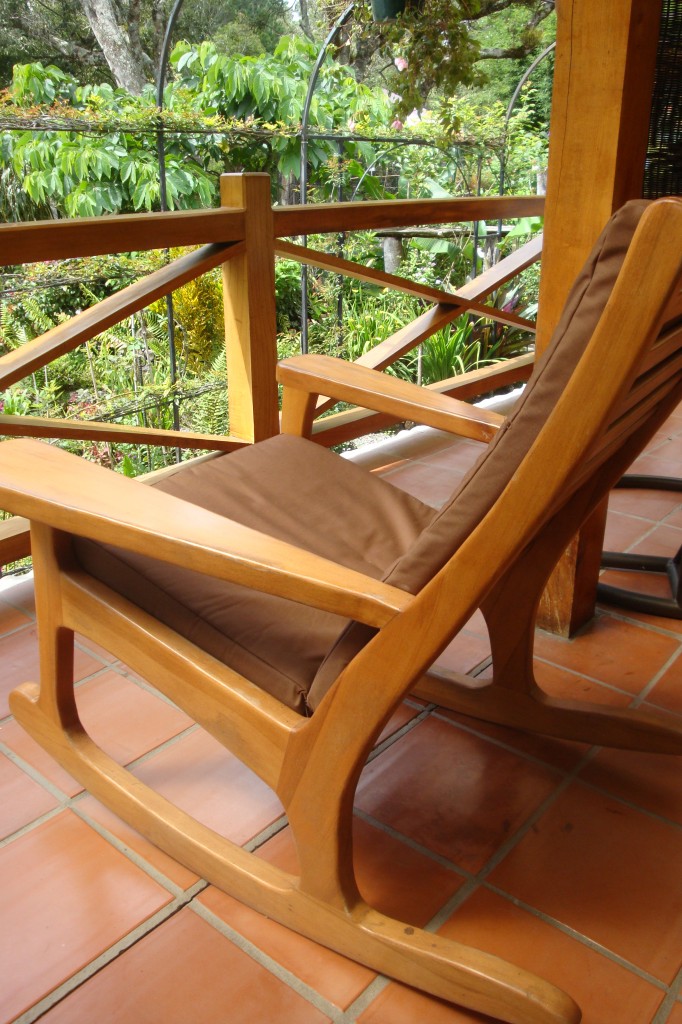 Rocking Chair (Massive Wood & Cushion)