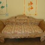 Indonesian Bench with Cushion