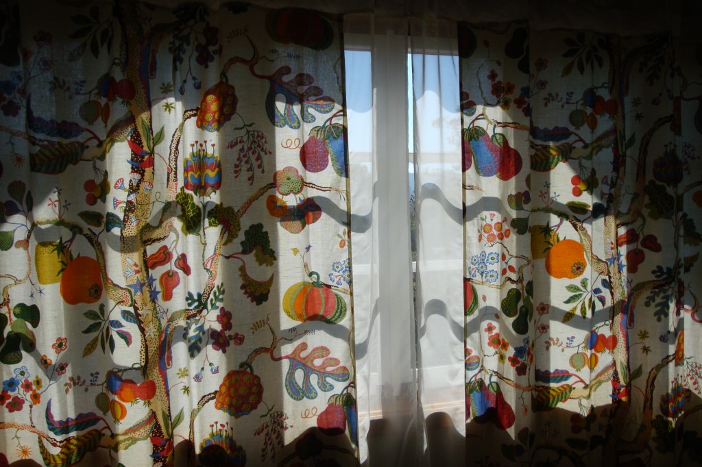 Curtains Hand Painted Sweden