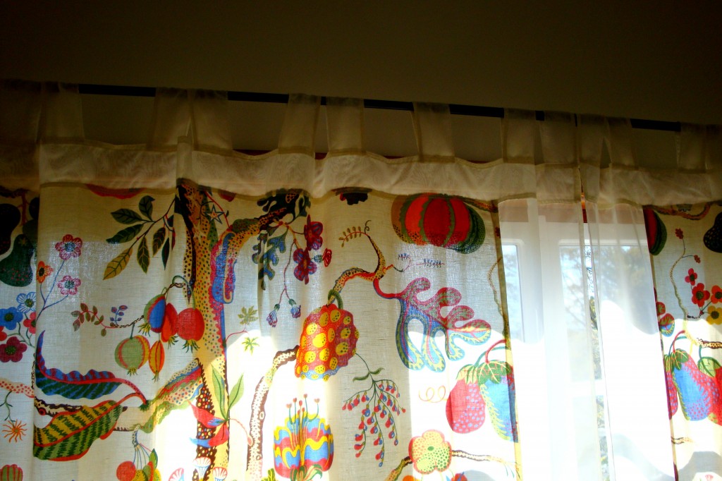 Curtains Hand Painted Sweden